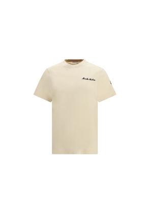 Moncler Bicolor Cotton T-Shirt - M