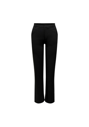 Jacqueline De Yong Black Elastane Casual Pants - S/32