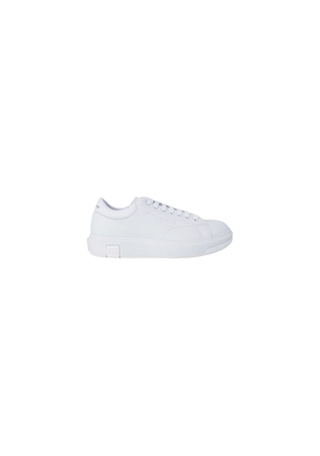 Armani Exchange White Leather Low Top Sneakers - EU40/US7