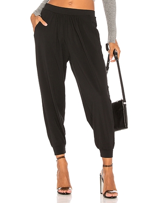 Bobi Jersey Jogger in Black. Size L. Also in S, XL, XS.