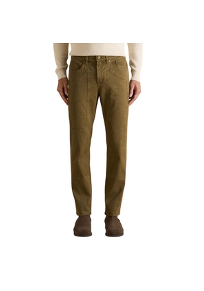 Jeckerson Brown Cotton Skinny Jeans - W30