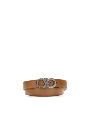 Ferragamo Brown Calf Leather Bos Taurus Regular Belt - 105 cm / 42 Inches