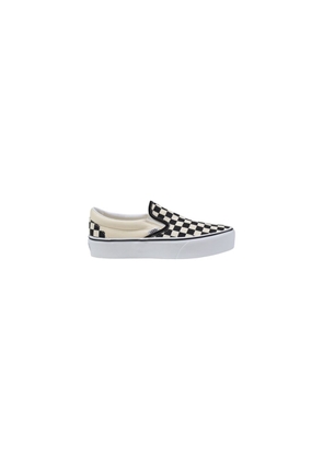 Vans White Fabric Platform Sneakers - EU38/US8