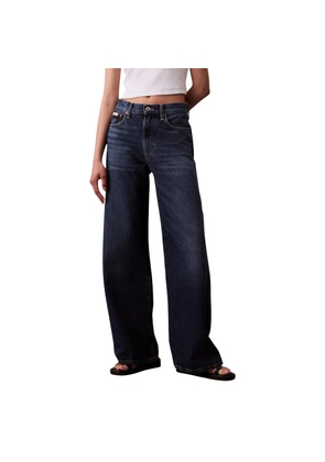 Calvin Klein Jeans Blue Recycled Cotton Bootcut Jeans - W25