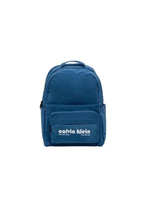 Calvin Klein Blue Recycled Polyester Backpack