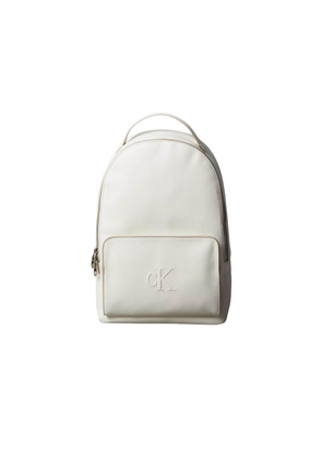 Calvin Klein White Polyethylene Backpack