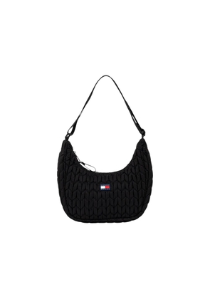 Tommy Hilfiger Black Recycled Polyester Handbag