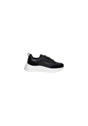 Calvin Klein Black Leather Athletic Sneakers - EU38/US8