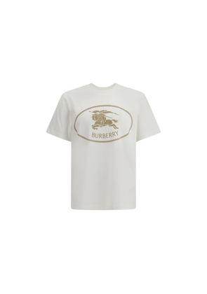 Burberry Beige Cotton T-Shirt - S