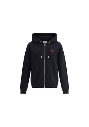 Ami Paris Black Cotton Sweatshirt - M