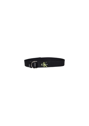 Calvin Klein Black Recycled Polyester Belt - 100 cm / 40 Inches
