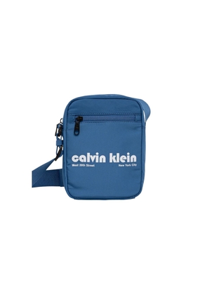 Calvin Klein Blue Recycled Polyester Crossbody Bag