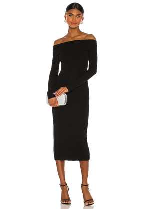 Bardot Off Shoulder Knit Dress in Black. Size S. Also in XS, XL.