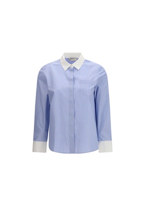 Tory Burch Blue Cotton Pattern Shirt - 2