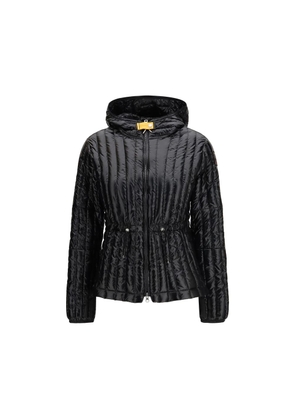 Parajumpers Black Nylon Full-Length Jacket - M