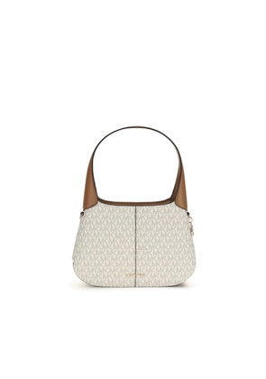 Michael Kors Beige Cotton Shoulder Bag
