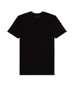 ALLSAINTS Figure Crew Tee in Black. Size L. Also in M, XL/1X, XXL/2X.