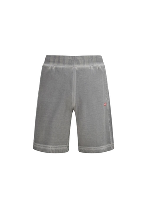 Diesel Gray Cotton Bermuda Shorts - S