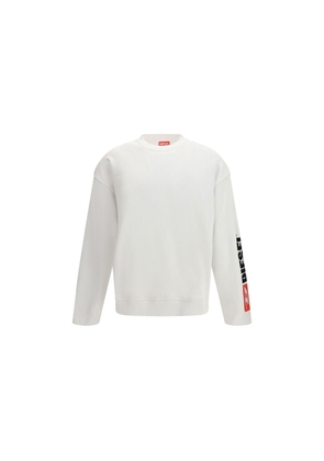 Diesel White Cotton Sweatshirt - L