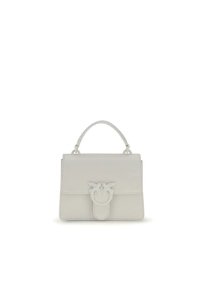 PINKO White Goatskin Handbag
