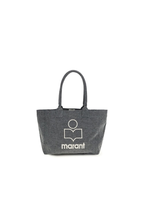 Isabel Marant Gray Cotton Shoulder Bag