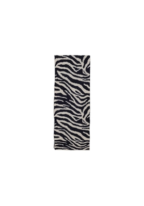 Pieces Blue Recycled Polyester Scarf - One Size