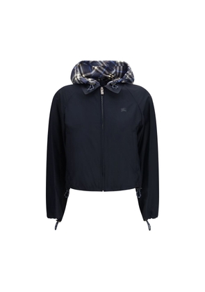 Burberry Blue Polyamide Full-Length Jacket - S