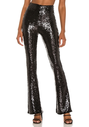 Commando Sequin Flared Legging in Black. Size M. Also in L, XL, XS.