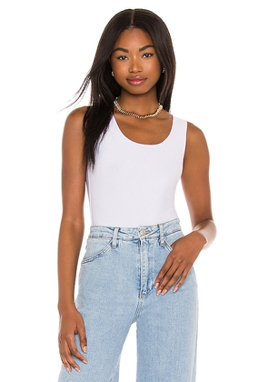 Commando Butter Tank Bodysuit in White. Size M. Also in L, XL.