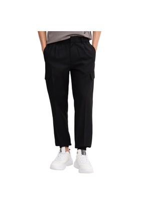 Armani Exchange Black Polyester Casual Pants - W32