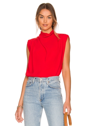 Amanda Uprichard x REVOLVE Sleeveless Fabienne Top in Red. Size M. Also in L, S, XL, XS.