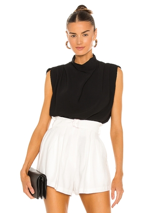 Amanda Uprichard Sleeveless Fabienne Top in Black. Size S. Also in M, L, XS.