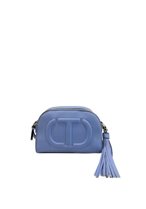 Twinset Blue PU Women Crossbody