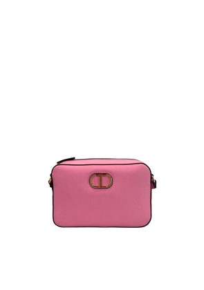 Twinset Pink PU Women Crossbody Bag