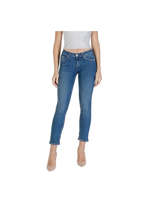 Liu Jo Blue Cotton Mom Jeans - W25
