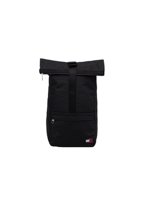 Tommy Hilfiger Jeans Black Recycled Polyester Backpack