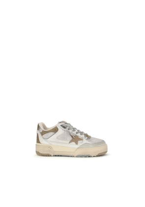 Golden Goose White Calf Leather Bos Taurus Chunky Sneakers - EU37/US7