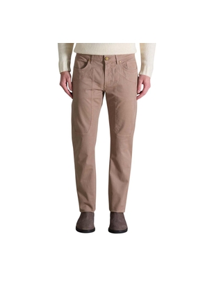 Jeckerson Beige Cotton Skinny Pants - W29