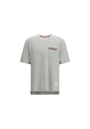 Thom Browne Gray Cotton T-Shirt - 3