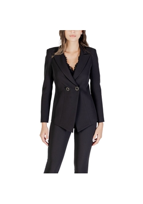Rinascimento Black Polyester Blazer - XL