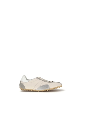 Margiela Beige Calf Leather Bos Taurus Athletic Sneakers - EU41/US8