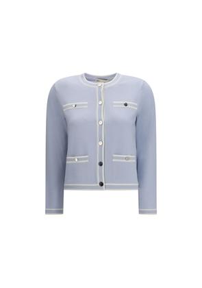 Tory Burch Blue Wool Cardigan - M