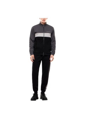 EA7 Emporio Armani Black Cotton Sweatsuit - 3XL