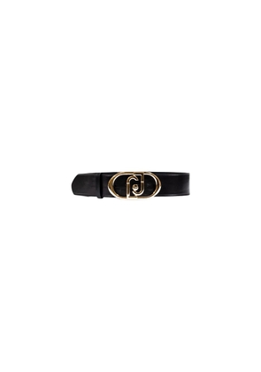 Liu Jo Black Leather Regular Belt - M
