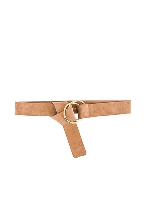 B-Low the Belt Tumble Suede Belt in Tan. Size S/M. Also in M/L.