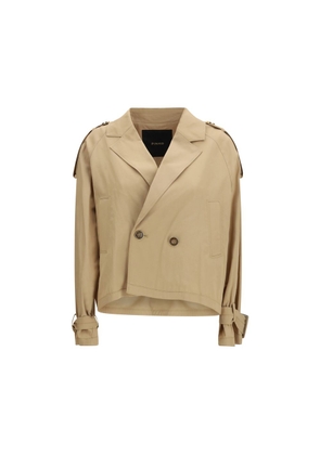 PINKO Beige Cotton Trench Coat - M