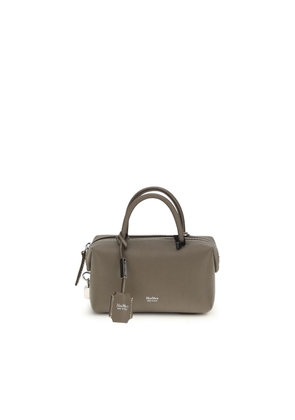 Max Mara Gray Calf Leather Bos Taurus Handbag