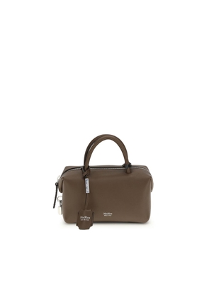 Max Mara Brown Calf Leather Bos Taurus Handbag
