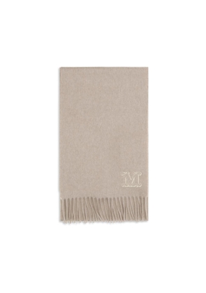 Max Mara Beige Cashmere Scarf