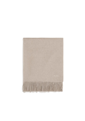 Max Mara Beige Cashmere Scarf